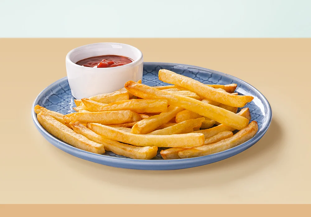 Frytki z ketchupem